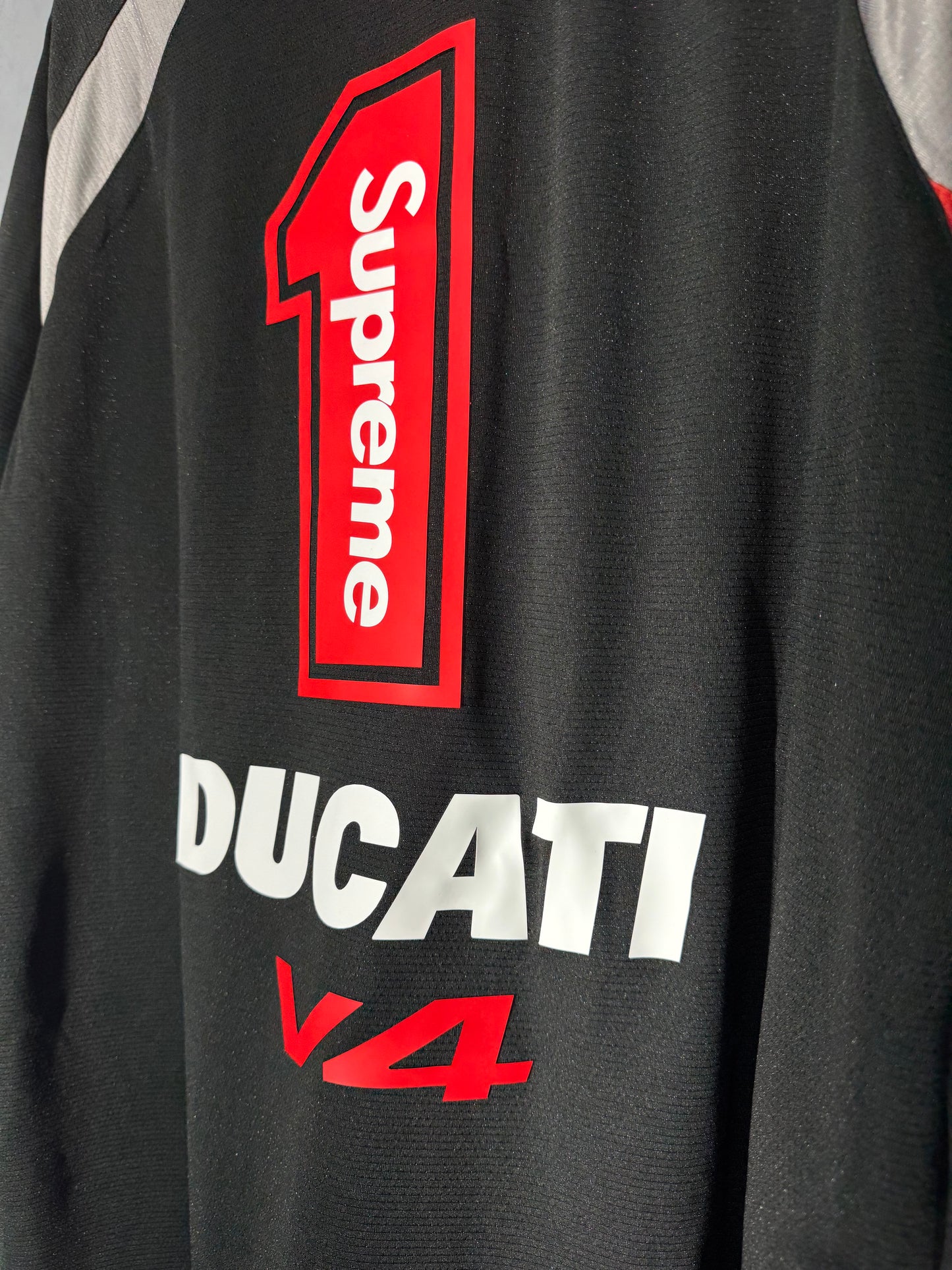 [New] Supreme x Ducati Soccer Jersey Tee