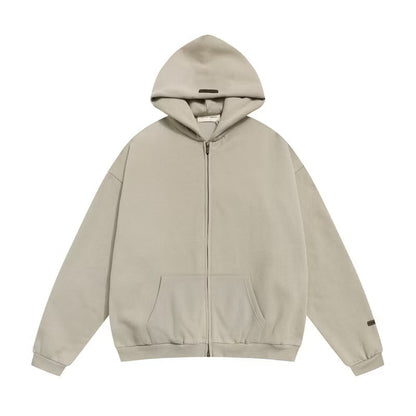 [New] Essentials Fear of God Classic Zip Up Hoodie