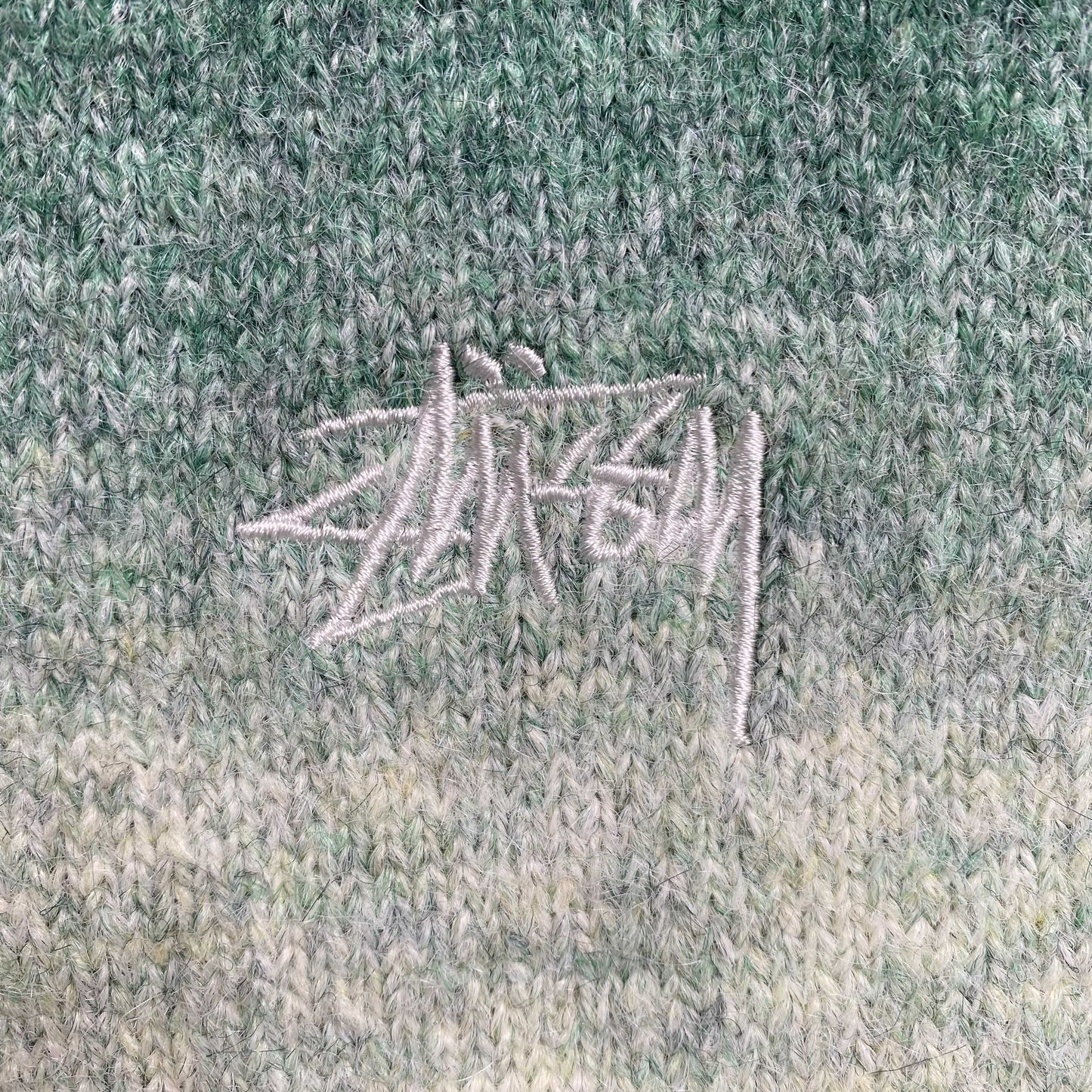 [New] Stussy Stripe Wool Sweatshirt
