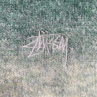 [New] Stussy Stripe Wool Sweatshirt