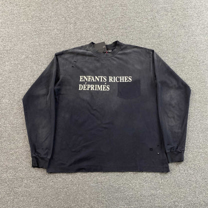 [New] Enfants Riches Deprimes Vintage Distressed Longsleeve Tee