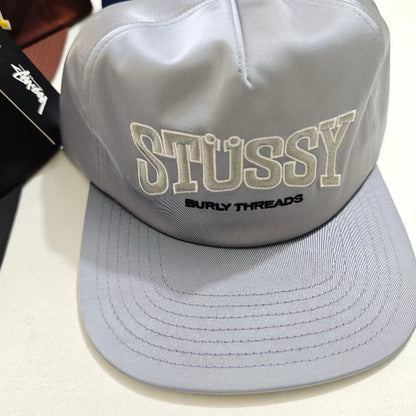 [New] Stussy Burly Threads Snapback Cap