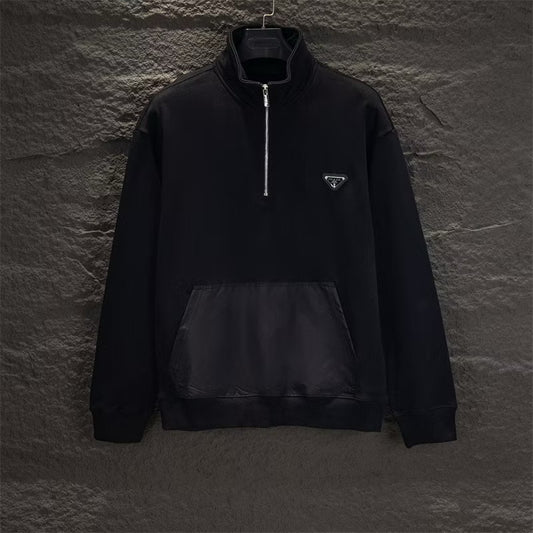 [New] Prada Quarter Zip Sweatshirt