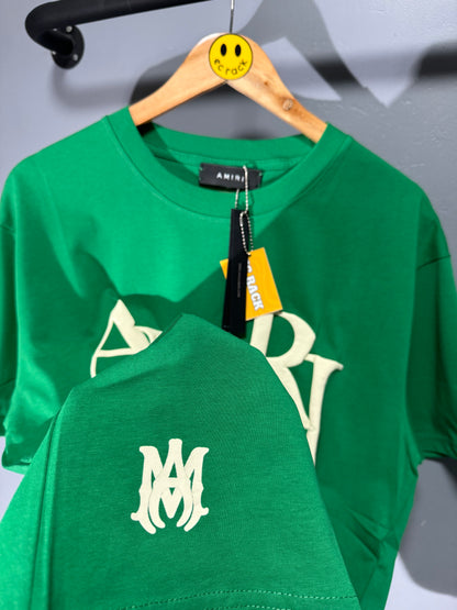 [New] Amiri Big Logo Tee (Green)