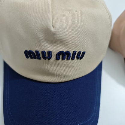 [New] MiuMiu Two Tone Cap