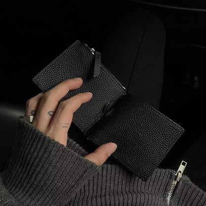 [New] Maison Margiela Paper Clip Card Holder Leather Wallet
