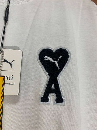 Ami x Puma Logo Tee (White)