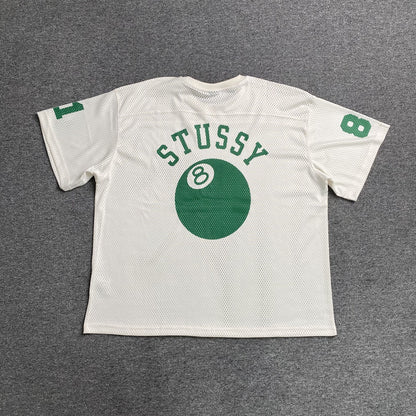 [New] Stussy 8 Ball Mesh Jersey Tee