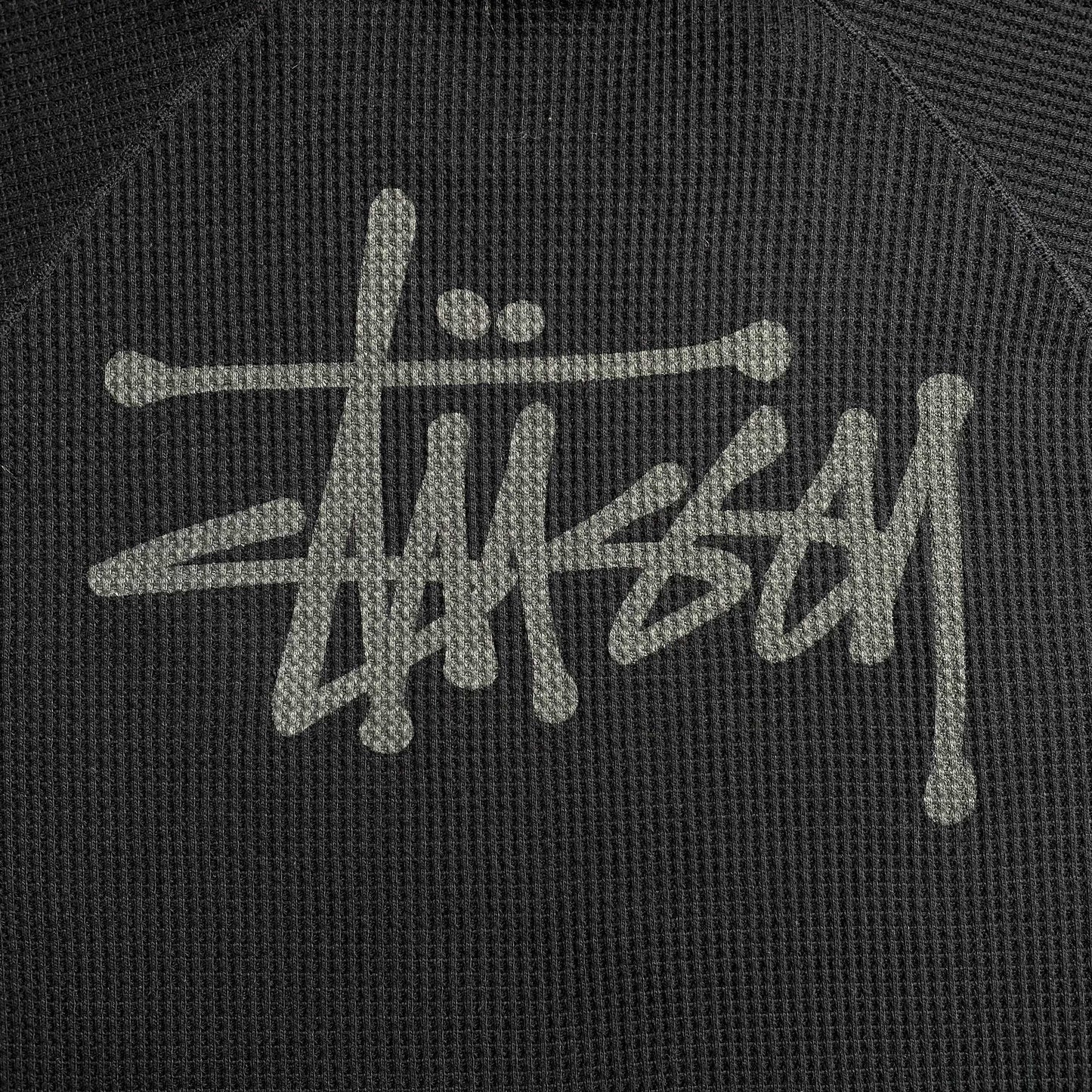 [New] Stussy Waffle Longsleeve Tee