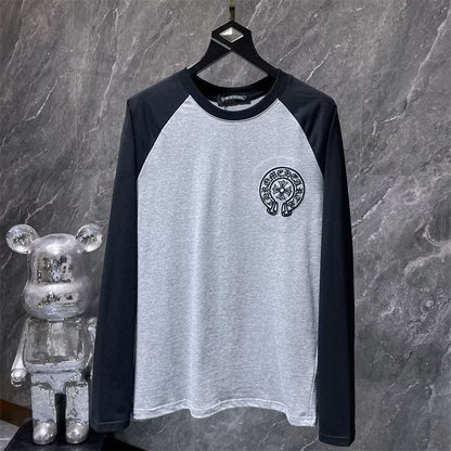 [New] Chrome Hearts Raglan Longsleeve Tee