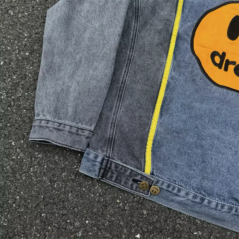 [New] Drew House Mascot Trucker Denim Jacket