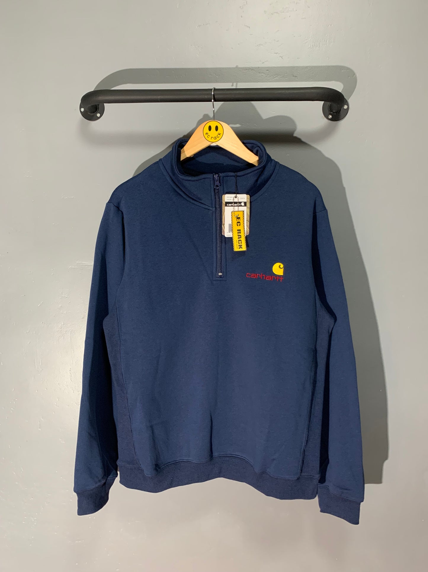 [New] Carhartt Quarter Zip Sweatshirt (Navy)