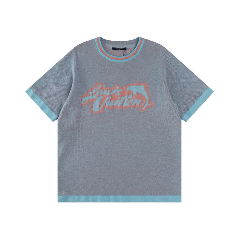 [New] Louis Vuitton Dolphin Knitted Tee