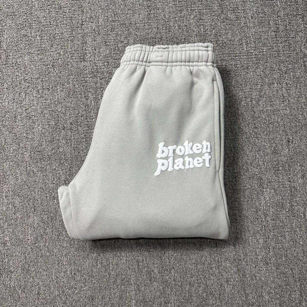 [New] Broken Planet 'Stoned Gray' Zip Hoodie and Pants