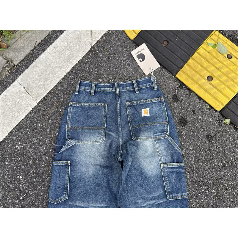 [New] Carhartt Double Knee Denim Carpenter Pants