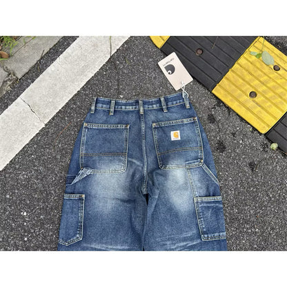 [New] Carhartt Double Knee Denim Carpenter Pants
