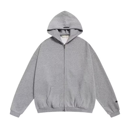 [New] Essentials Fear of God Classic Zip Up Hoodie