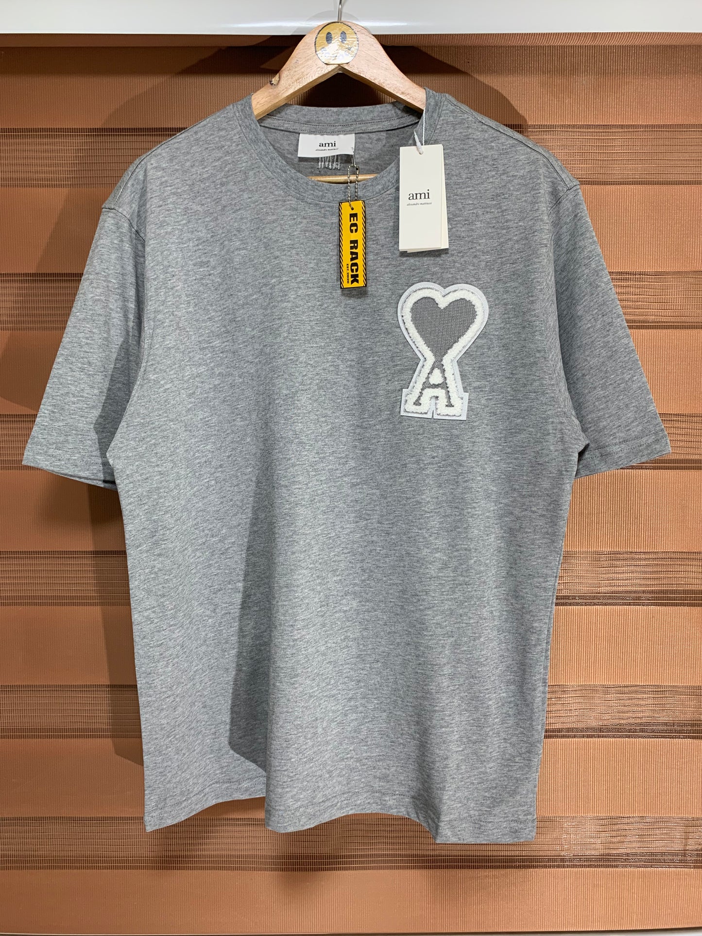 Ami Heart Logo Tee (Gray)