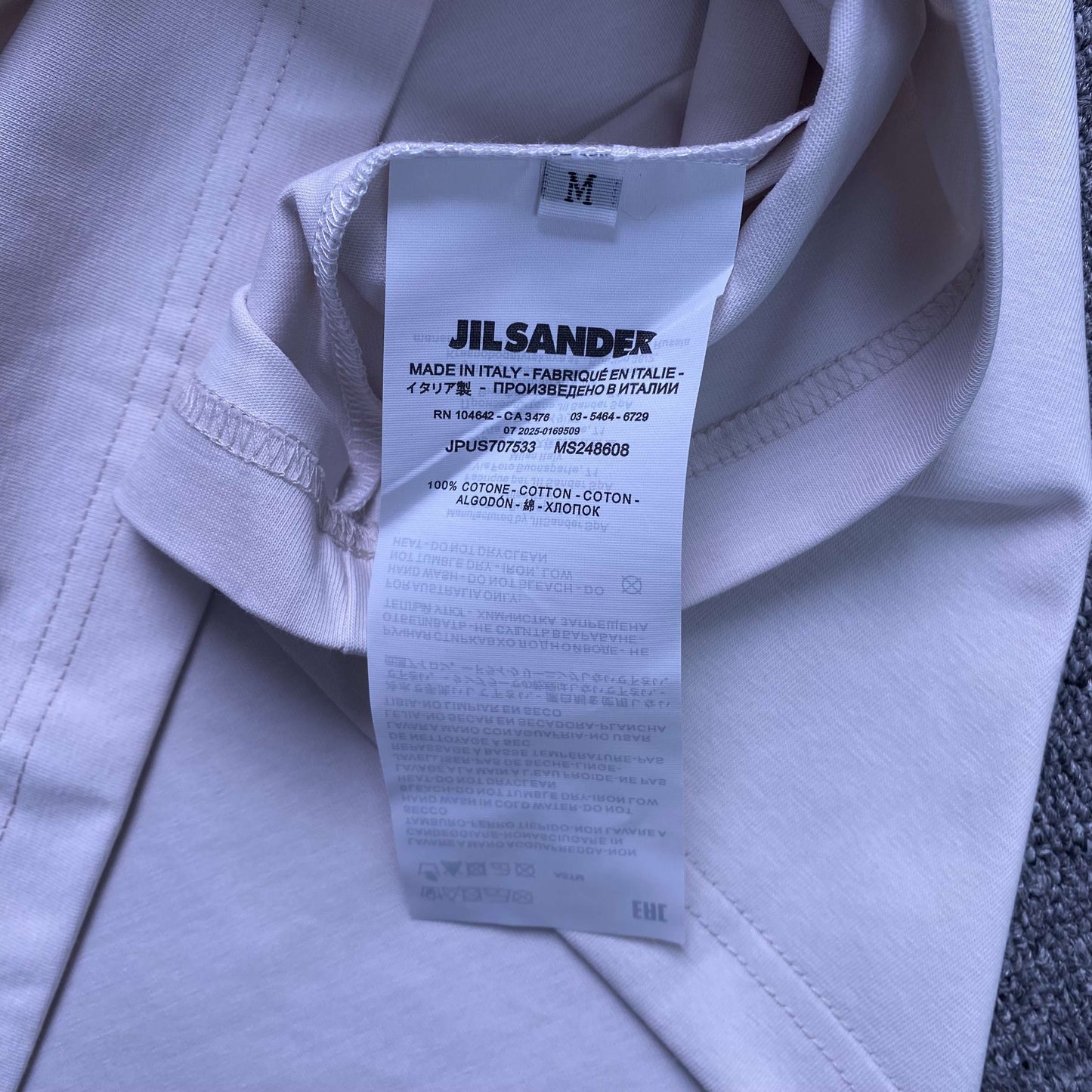 [New] Jil Sander Logo Tee