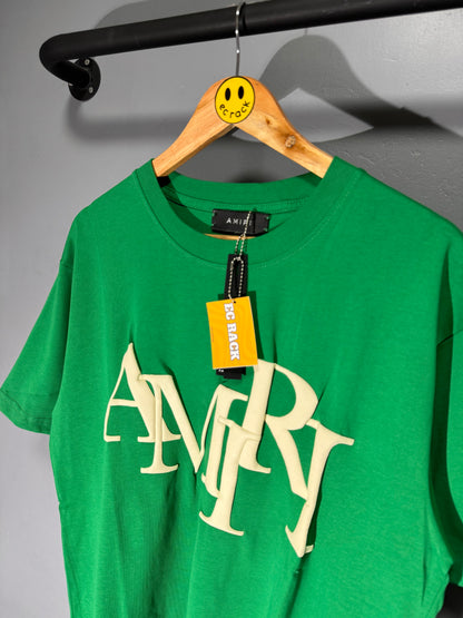 [New] Amiri Big Logo Tee (Green)