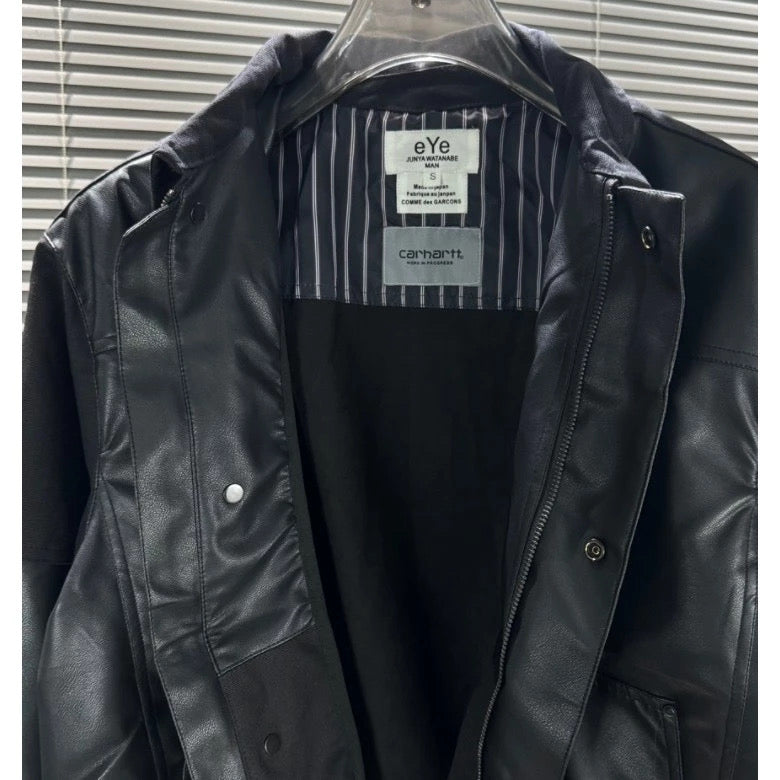 [New] Carhartt x Junya Watanabe Man eYe Leather Jacket