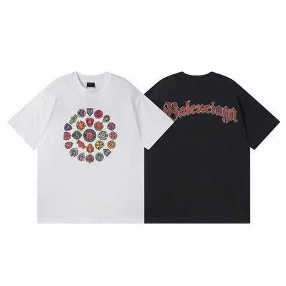 [New] Balenciaga Spiral Crest Tee