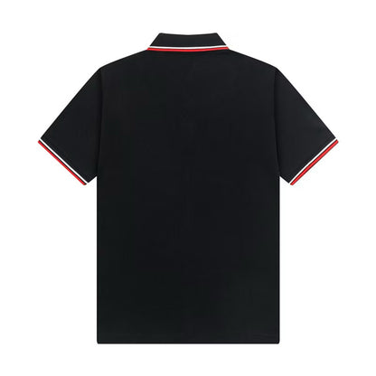 [New] Prada Black Logo Polo Shirt