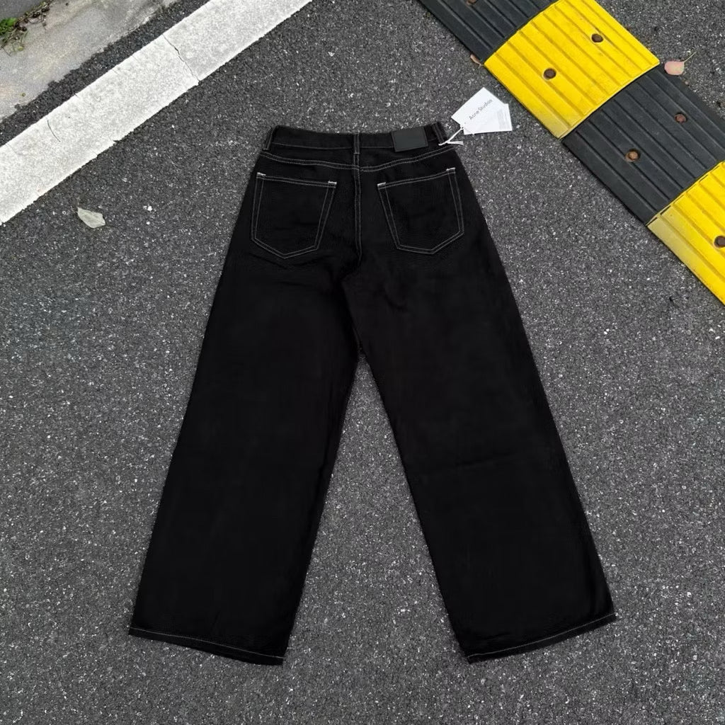 [New] Acne Studios Black Baggy Jeans