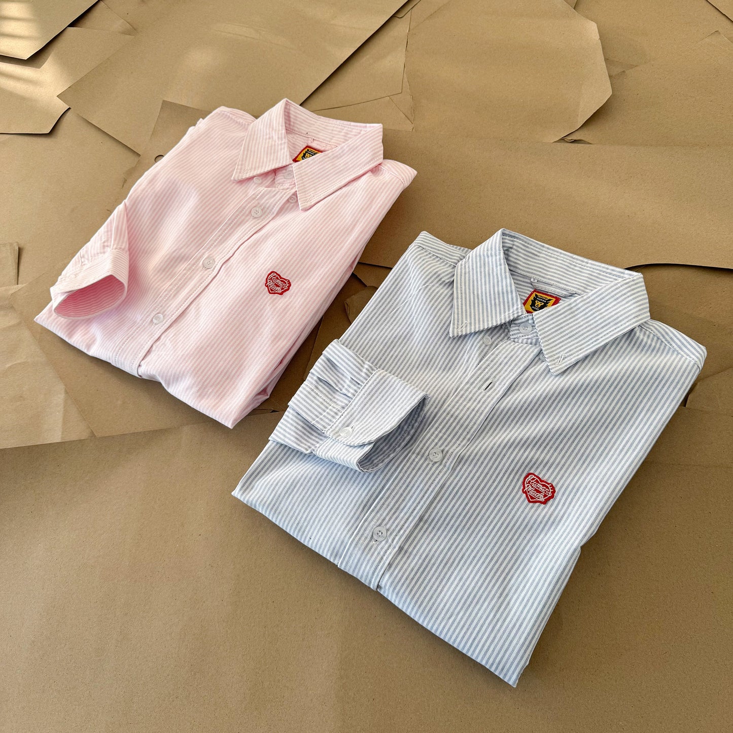 [New] Human Made Pinstripe Buttondown Polo Longsleeve