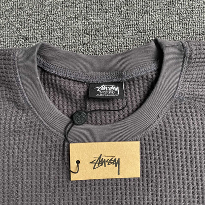[New] Stussy Waffle Longsleeve Tee