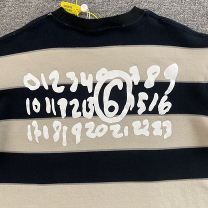 [New] Maison Margiela 6 Striped Tee
