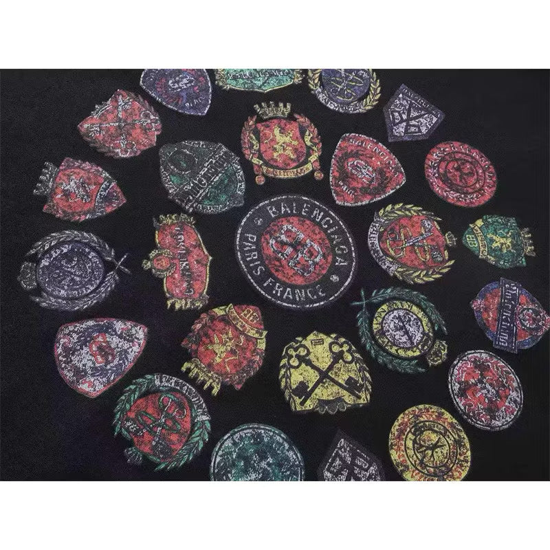 [New] Balenciaga Spiral Crest Tee