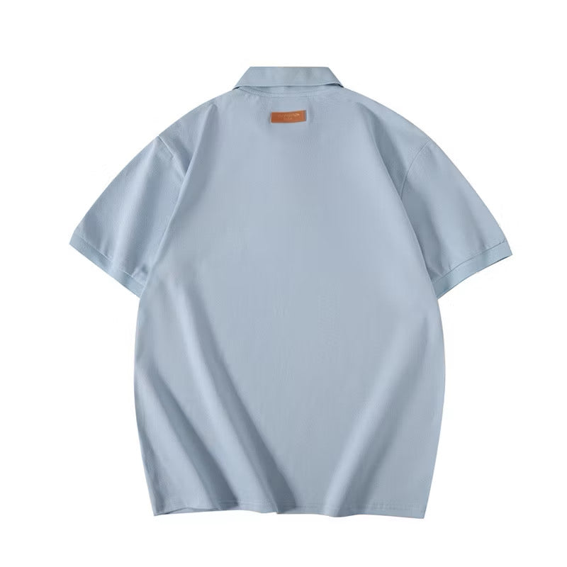 [New] Louis V Colorblock Polo Shirt