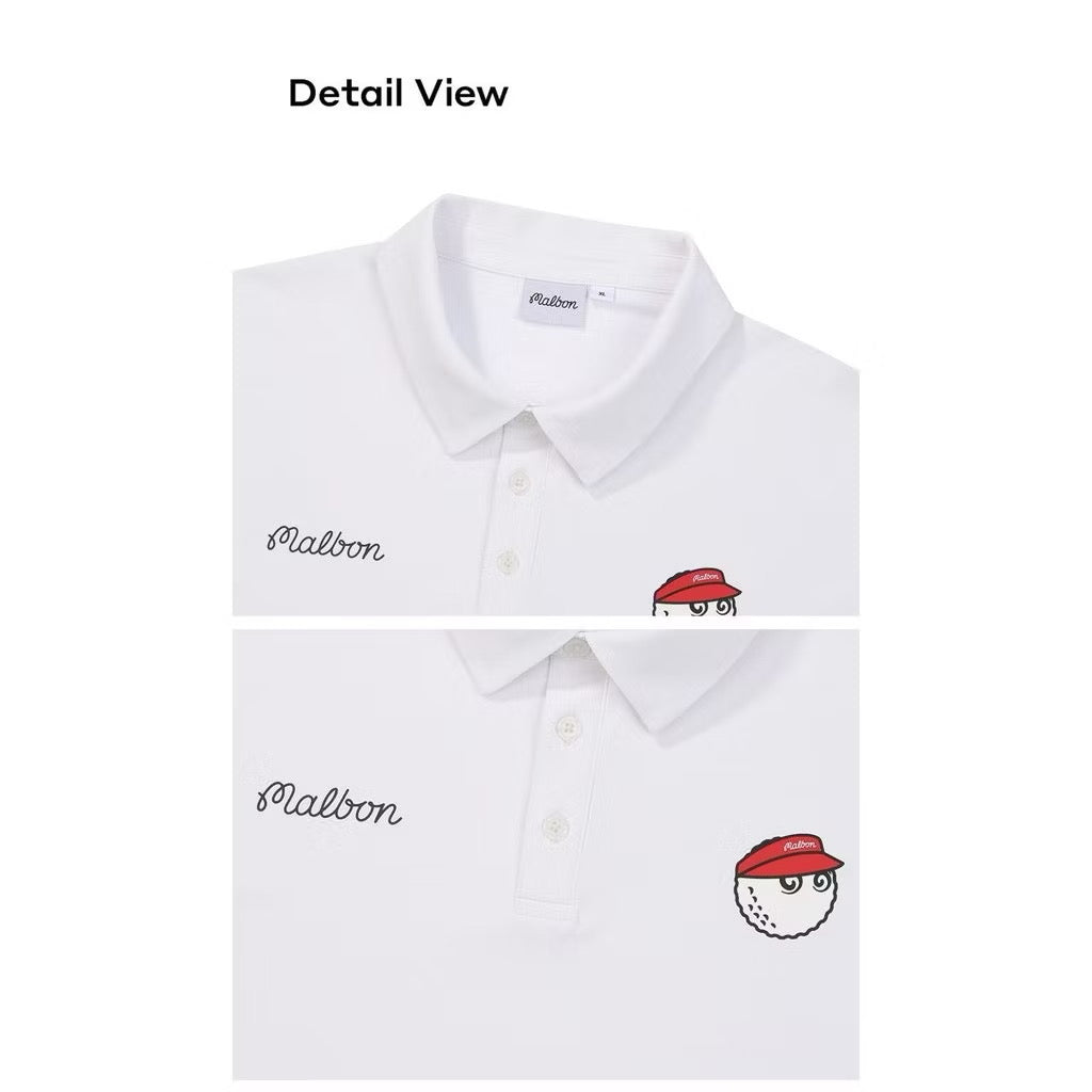 [New] Malbon Golf Flag Polo Shirt