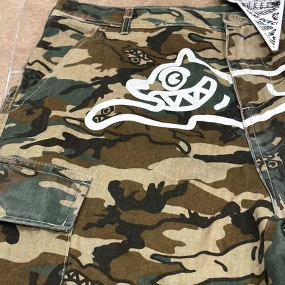 [New] Billionaire Boys Club BBC x IceCream Camou Cargo Pants