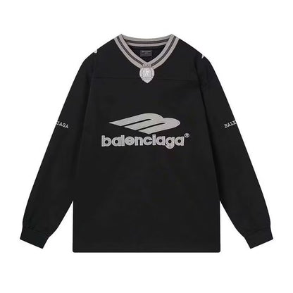 [New] Balenciaga Football Jersey Longsleeve Tee