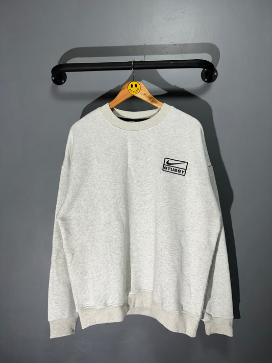 [New] Stussy x NK Sweatshirt (Gray)