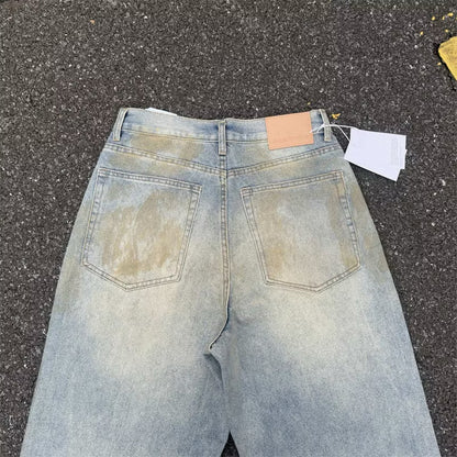 [New] Acne Studios Dirty Wash Wide Jeans