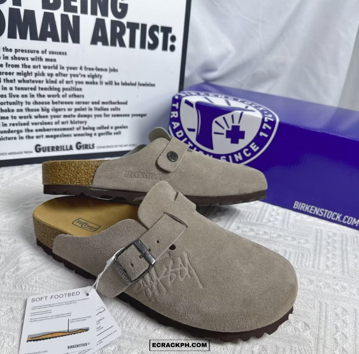 New] Stussy x Birkenstock Boston Clogs (Gray) – EC RACK