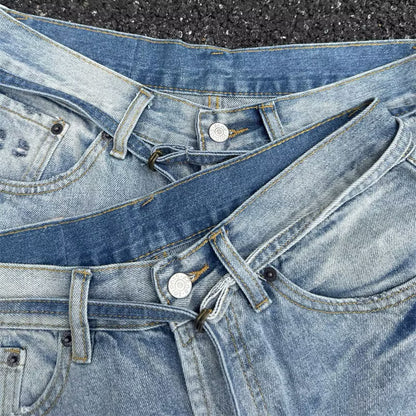 [New] Acne Studios Wide Denim Shorts