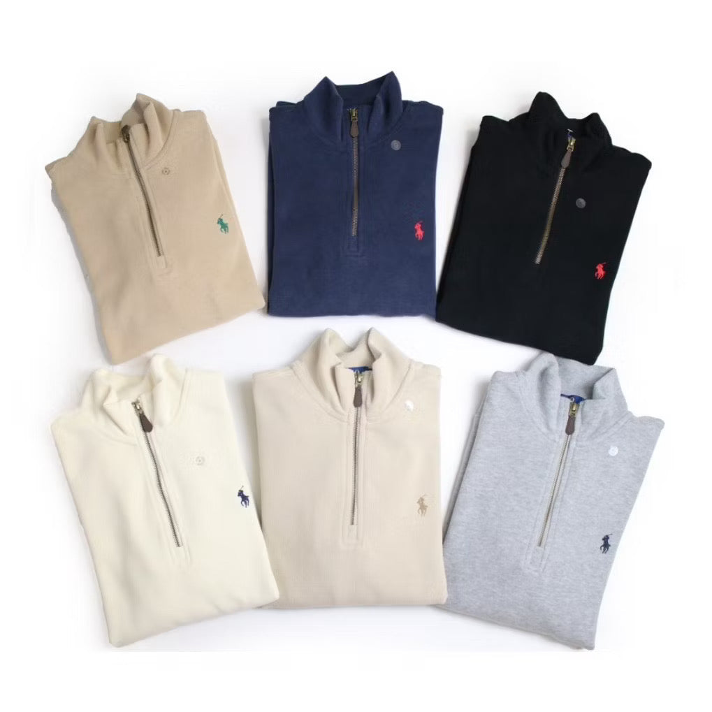 [New] Ralph Lauren Quarter Zip Sweater