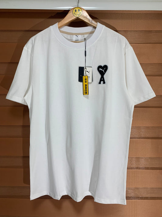 Ami x Puma Logo Tee (White)