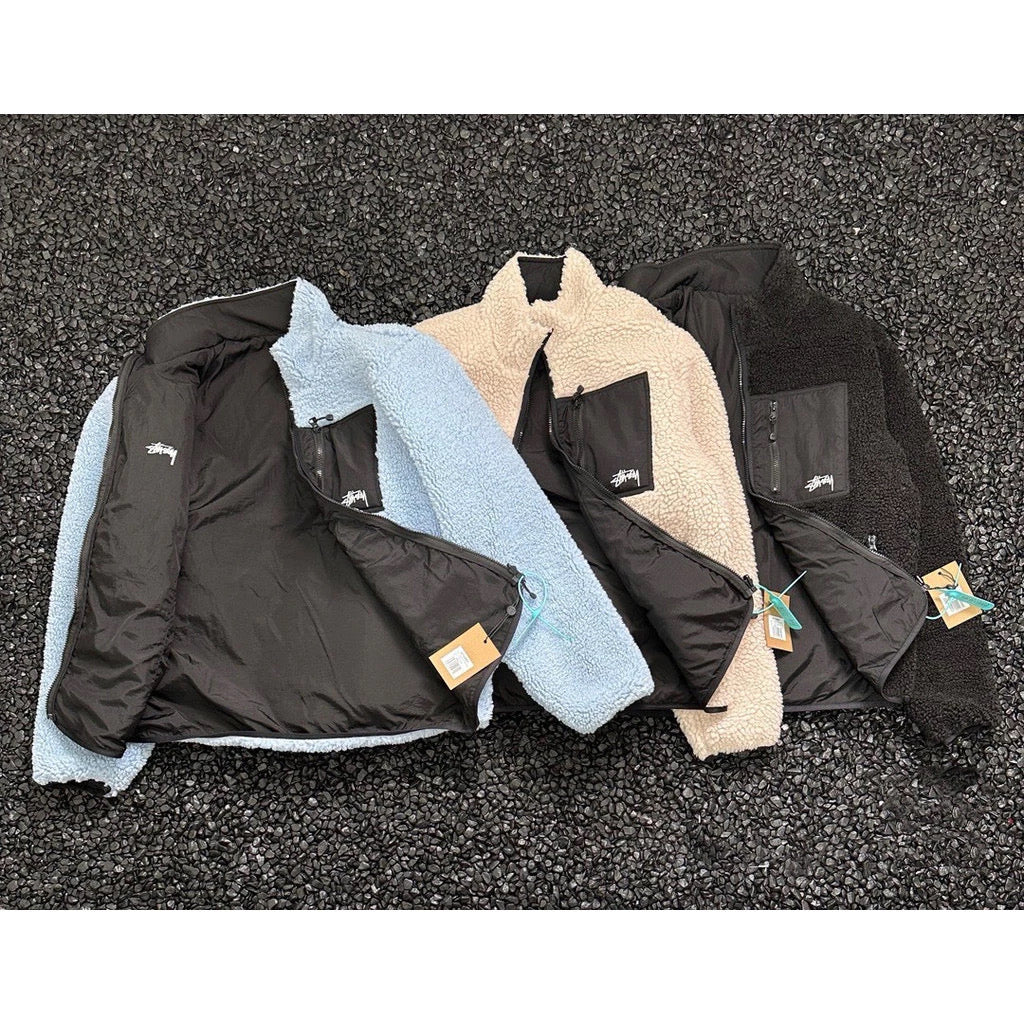 [New] Stussy Reversible Sherpa Jacket