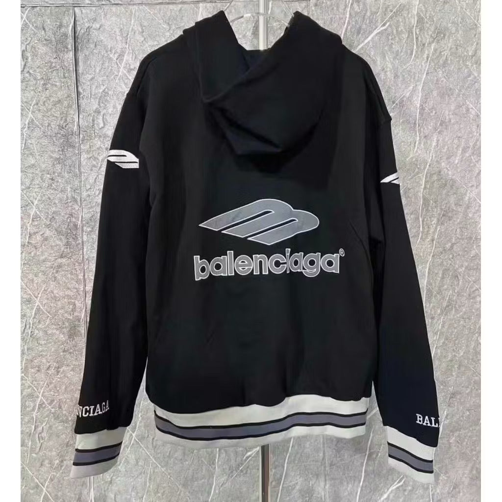 [New] Balenciaga Football Polo Jersey Hoodie