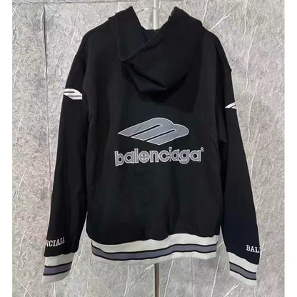 [New] Balenciaga Football Polo Jersey Hoodie
