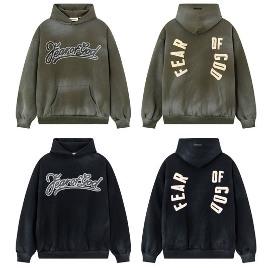 [New] Fear of God Essentials Script Logo Hoodie