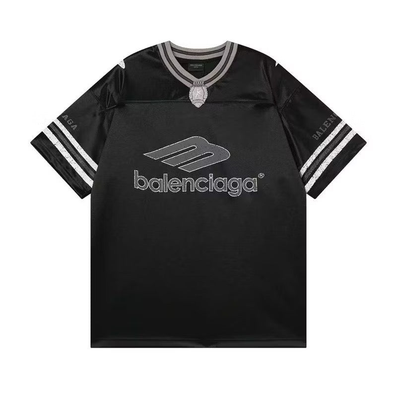 [New] Balenciaga 3B Football Shiny Jersey Tee