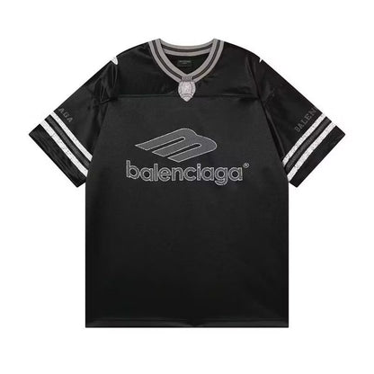 [New] Balenciaga 3B Football Shiny Jersey Tee