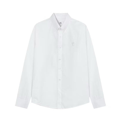 [New] A m i Paris Mini Logo Polo Longsleeve