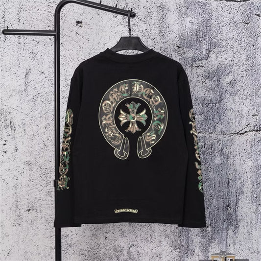 [New] Chrome Hearts 'Camou' Longsleeve Tee
